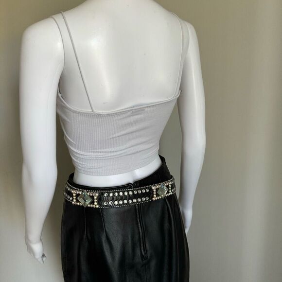 Y2K Rhinestone Embellished Western Style Rocker Belt - Picture 7 of 9